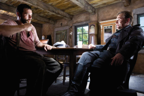 Denis Menochet and Christoph Waltz in "Inglorious Basterds"